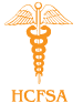 Caduceus symbol with the acronym "HCFSA" under it.