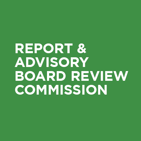 Report & Advisory Board Review Commission