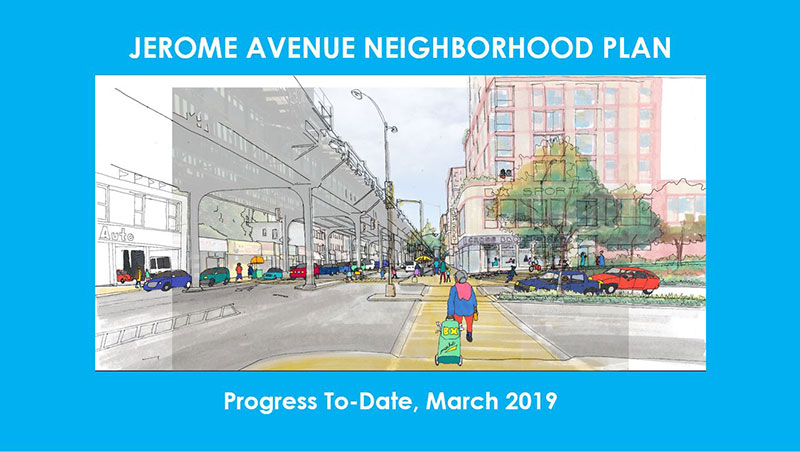 cover of the Jerome Avenue Neighborhood Plan Progress