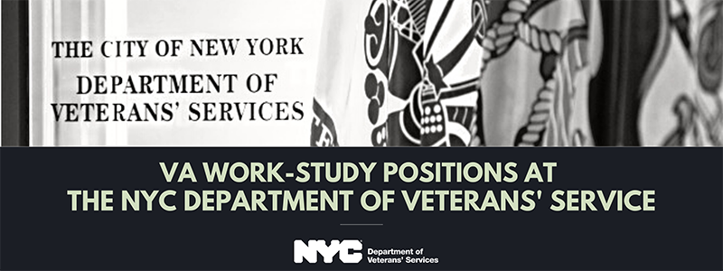 Door to an office of the NYC Department of Veterans' Services