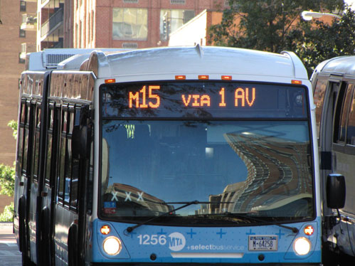 M15 Select Bus Service began