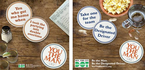 You the Man Campaign Coasters