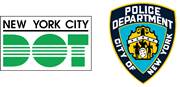 NYC DOT and NYPD Logos