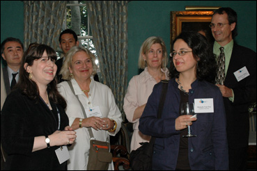 Delegates attend a reception and dinner at Gracie Mansion, June 25, 2009 (Photo Credit: Jessica Ozment)